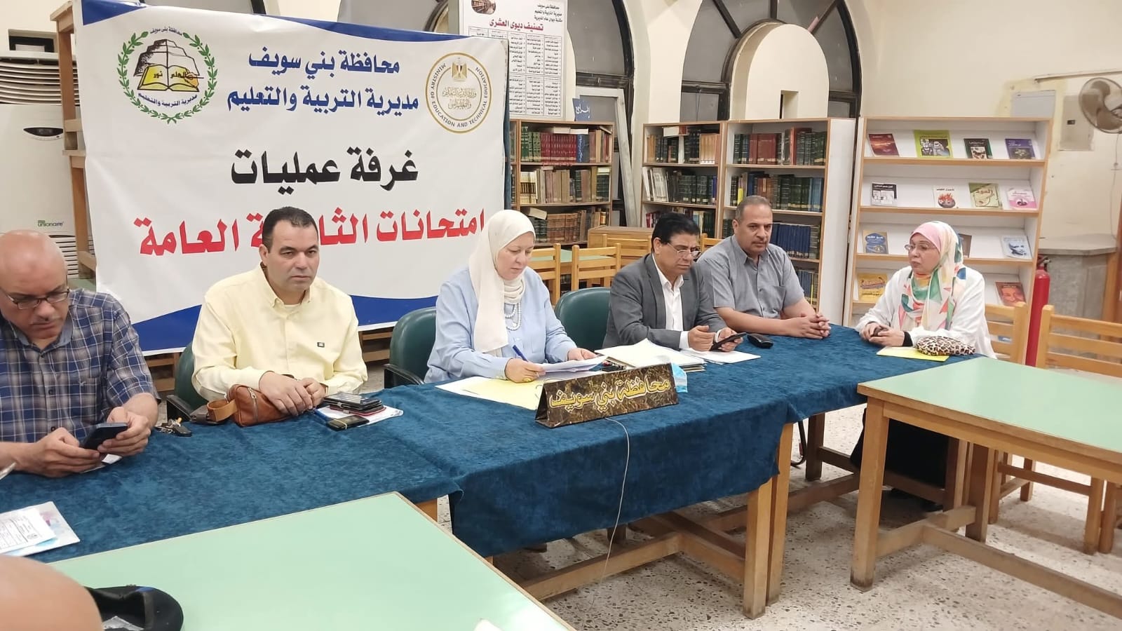 من قلب اللجان.. الهواري تطمئن على الامتحانات